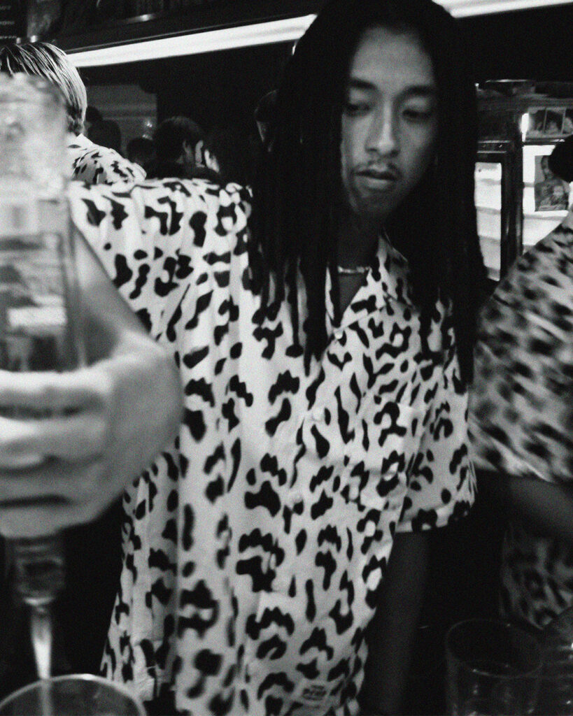 Bedwin & The Heartbreakers and Lion Music Bar Reunite for Playful Leopard-Print Aloha Shirt